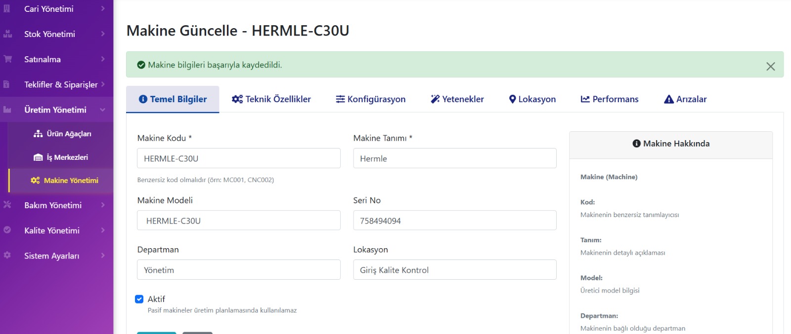ERP - Bulut Altyapı